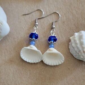 Natural Seashells Small Drop Earrings